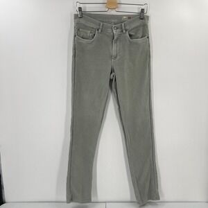 Faherty Men's 30 Stretch Terry 5 Pocket Pants Sage Green Slim Straight Chino